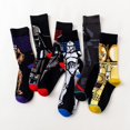thumbnail image 4 of Calcetines de Star Wars, calcetines de estilo neutro Maestro Yoda Obi-Wan Kenobi, calcetines de caballero Jedi Wookiee para hombre, otoño e invierno, Netherstock, 4 of 5