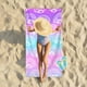 thumbnail image 1 of Toalla de playa de microfibra, súper resistente a la arena, ligera, absorbente, de secado rápido, grande, 27,5 x 59 pulgadas, multicolor, para viajes, piscina, camping, manta de picnic., 1 of 5