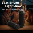 thumbnail image 4 of Tronsmart T7 Portable Bluetooth Speaker, 30W 360° Surround Sound, Deep Bass, IPX7 Waterproof, Custom EQ, 12H Playtime, TF Card - Black, 4 of 8