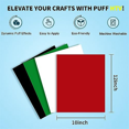 thumbnail image 3 of 3D Puff Vinyl Heat Transfer for T-Shirts, Puff Heat Transfer Vinyl for Easy to Cut Red, 3 of 5