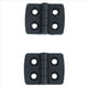 thumbnail image 2 of 60Pcs Reforzado Negro Plastico Puerta Bisagras de 40mm x 30mm, 2 of 5