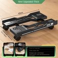 thumbnail image 1 of Support Tour pour PC Mobile, Tablette Ajustable, Support pour Ordinateur CPU, Support Télescopique de Bureau, Support d'Ordinateur, Chariot avec Roulettes, Noir, 1 of 6