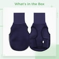 thumbnail image 5 of Dog Calming Vest M Size, Dark Blue Calming Comfort Thunder Jacket, Two-Way High Collar & Reflective Strip Design, Chest 17.7-21.3 in / 45-54 cm, 5 of 5
