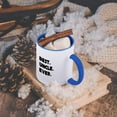thumbnail image 5 of 3dRose, Best Uncle Ever, 15oz Two-Tone Blue Mug, 5 of 7