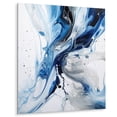 thumbnail image 2 of Designart "Ethereal Elixir Blue Grey Tranquility IX" Abstract Shapes Metal Wall Decor, 2 of 5