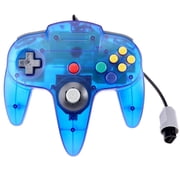 RetroFam Nintendo 64 N64 Controller Joystick for N64 Game Console, Transparent Blue