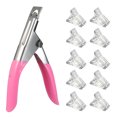 thumbnail image 1 of Graflsoa Stainless Steel Nail Clipper Set with 10 Crystal Nail Clips and U-Shaped Cutter, 1 of 7