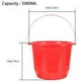 thumbnail image 2 of Raindrops  Bowl Cleaning Bucket Container Portable Tub Buckets Bath Red, 2 of 8