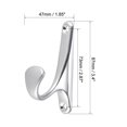 thumbnail image 2 of Soporte de cortina decorativa montado en la pared para ventana cromado 87mm X 23mm X 47mm 2 piezas, 2 of 4