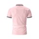 thumbnail image 5 of Los Hombres de Manga Corta Botón Arriba Camisa Casual Botón Cardigan Bolsillo Turndown Cuello Blusa Camisa, Poliéster, 5 of 7
