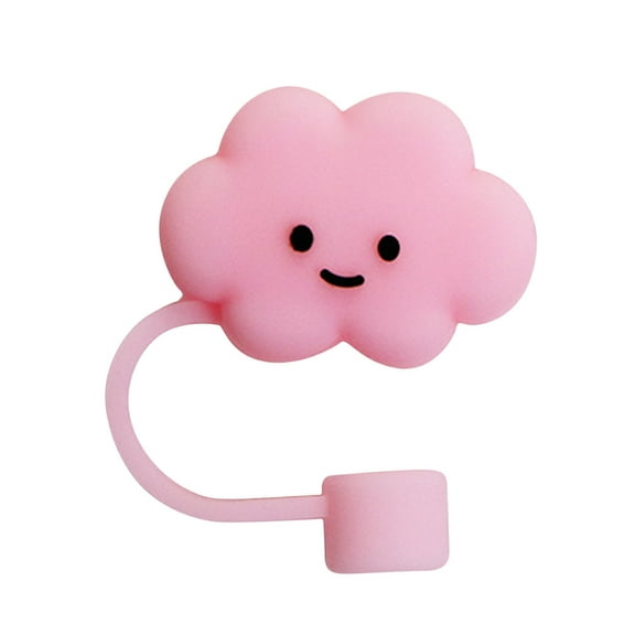 Deeceymbur Silicone Straw Cover Cap Cup toppers for Straw 1PC Straw Tips Drinking Cap Proto Plugs Cover Creative Cup Accessories 6-8mm Straw Sealing tools
