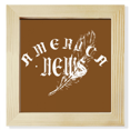 thumbnail image 1 of National Information News Square Picture Frame Wall Tabletop Display, 1 of 3