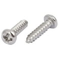 thumbnail image 2 of M3x12mm 304 Stainless Steel  Round Pan Head Self Tapping Screws 100pcs, 2 of 5