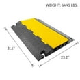 thumbnail image 3 of Pyle Cable Safety Protector Cover Ramp/Track, Flip-Open Access Lid, 4 Channels, (PCBLCO108), 3 of 14
