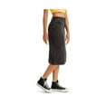 thumbnail image 3 of Women's Levi's Denim Side Slit Midi Jean Skirt Color: Nior Black Size: 29(US 8)M, 3 of 3