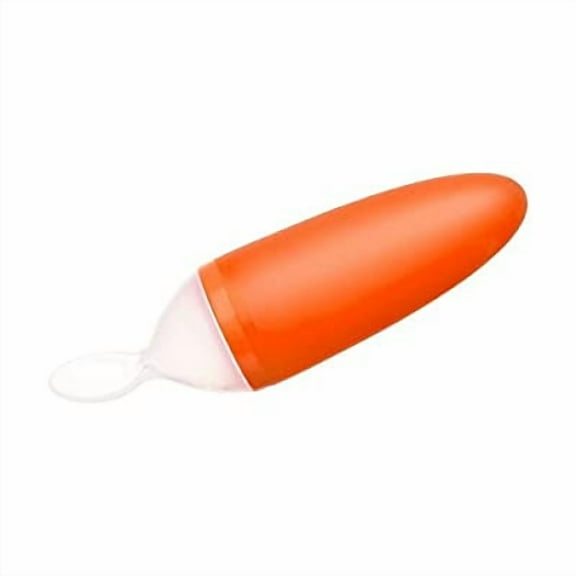 acdanc Boon Squirt Silicone Baby Food Dispensing Spoon,Orange