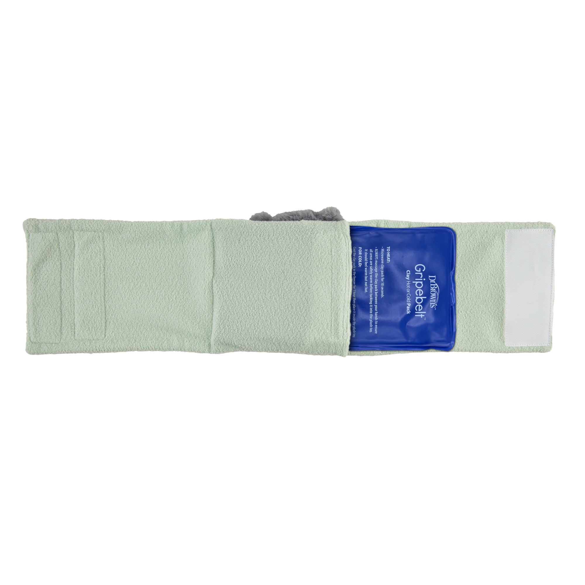 Dr. Brown's Infant Gripebelt Heated Belly Band, Gentle Warmth / Compression, Hedgehog, 1-Pack