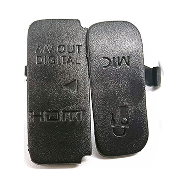 Methold Tapas USB, gomas de salida de vídeo compatibles con Micro HDMI, enchufe de cuero Lithe, reemplazo de renovación de cámara Digital de Accesorios de cámara y óptica
