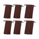thumbnail image 3 of Estuche de franela con cordón de 20 piezas, fácil de usar, funda portátil para lápices marrón, 3 of 9