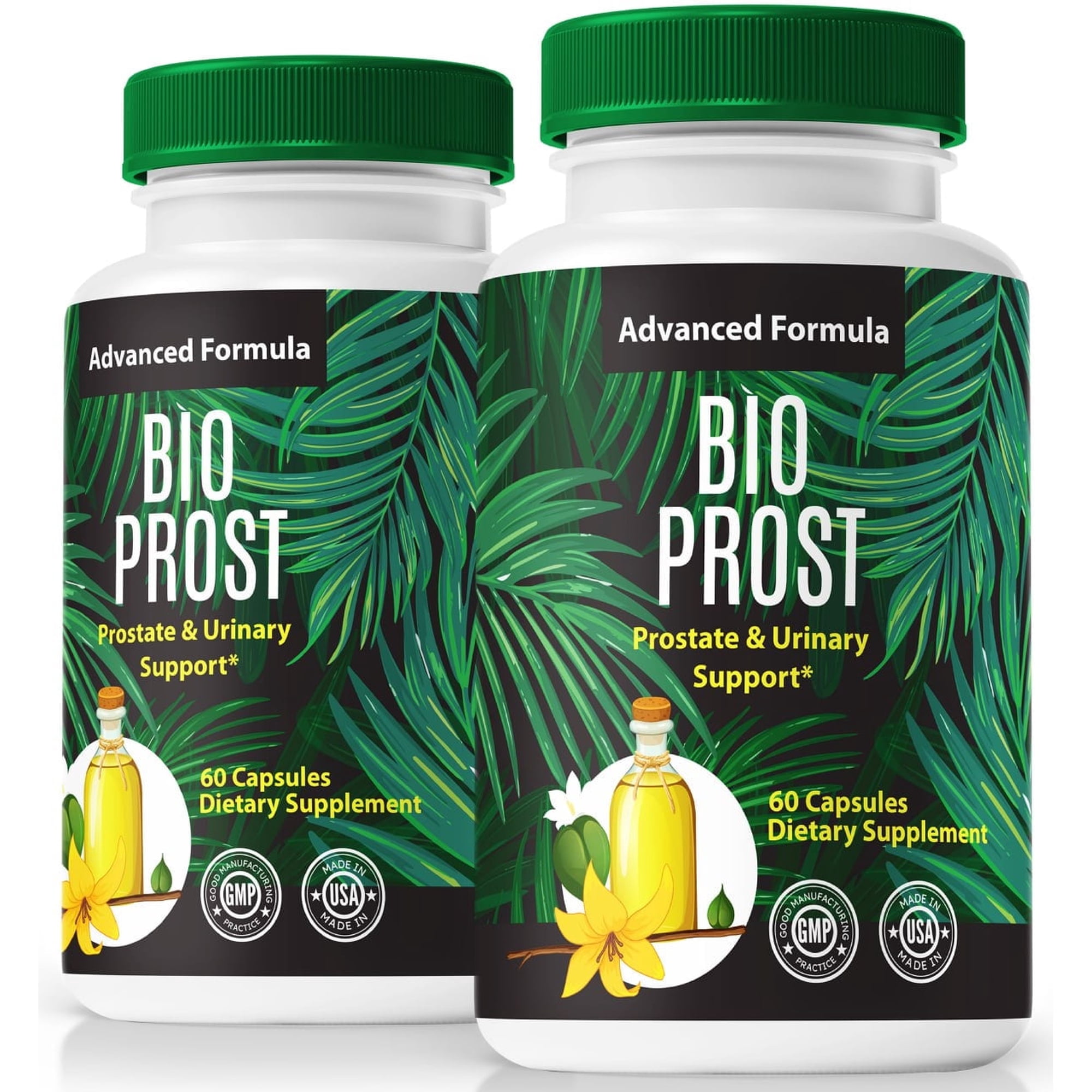 (2 Pack) BioProst Pills, Official Bio Prost Formula For Prostate & Urinary Support, BioProst Capsules, All Natural Supplement For Energy, Control and Overall Wellness, Reviews (120 Capsules)