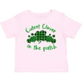 thumbnail image 3 of Inktastic St. Patrick's Day Cutest Clover in the Patch in Plaid Boys or Girls Baby T-Shirt, 3 of 5