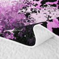 thumbnail image 5 of Homewish Purple Leopard Print Quilt Full,Animal Theme Full Bedspread Sets,3 Pieces, 5 of 7