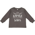 thumbnail image 3 of Inktastic Little Sister Gift Girls Long Sleeve Toddler T-Shirt, 3 of 5