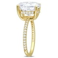 thumbnail image 4 of Everly Women's Created Moissanite 10K Yellow Gold Engagement Ring, 4 of 8