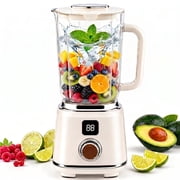 Smoothie Blender, 21oz Wireless Portable Personal Blender with 18 Blades, 2‑Speed Juicer Mixer, USB Rechargeable & Easy to Clean, Ideal for Shakes & Soft Fruit Blends