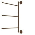thumbnail image 2 of Allied Brass Prestige Que New 3 Swing Arm Vertical 28'' Towel Bar in Matte White, 2 of 7