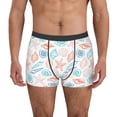 thumbnail image 4 of Wukai Colorful Seashells1 Print Men’s Underwear Breathable Boxer Briefs,&nbsp;Moisture Wicking & Breathable-Medium, 4 of 7