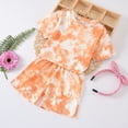 thumbnail image 3 of Fesfesfes Toddler Baby Kids Girls Boys Tie-dye Set T-shirt Tops Pants Casual Outfits, 3 of 9