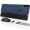Black, variant on Wagpak Wireless Keyboard and Mouse Backlit - Retro Round Keycaps, Detachable Wrist Rest, Black, New, 1 Count