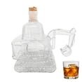 thumbnail image 1 of Excavator Shaped Glass Decanter For Whiskey And Spirits With Unique Construction Vehicle Design, 1 of 7
