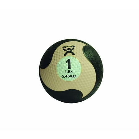 Rubber Medicine Ball, Tan, CanDo-best alternative to Theraband By Cando from
