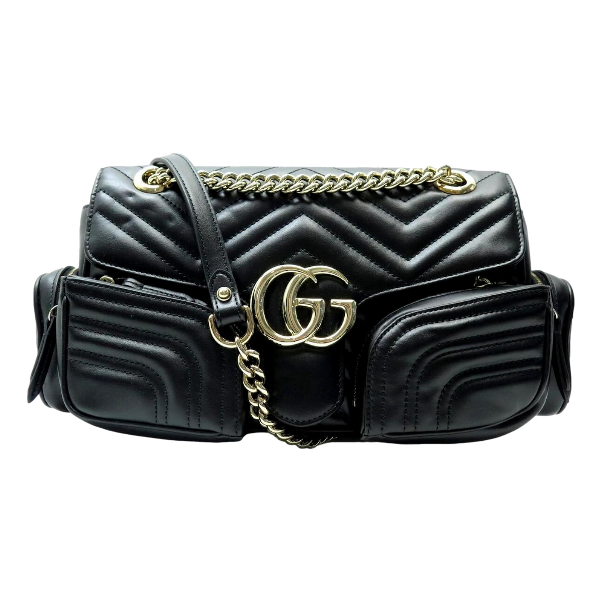 Gucci Zumi Smooth Leather Top Handle Mustard Yellow Small Shoulder