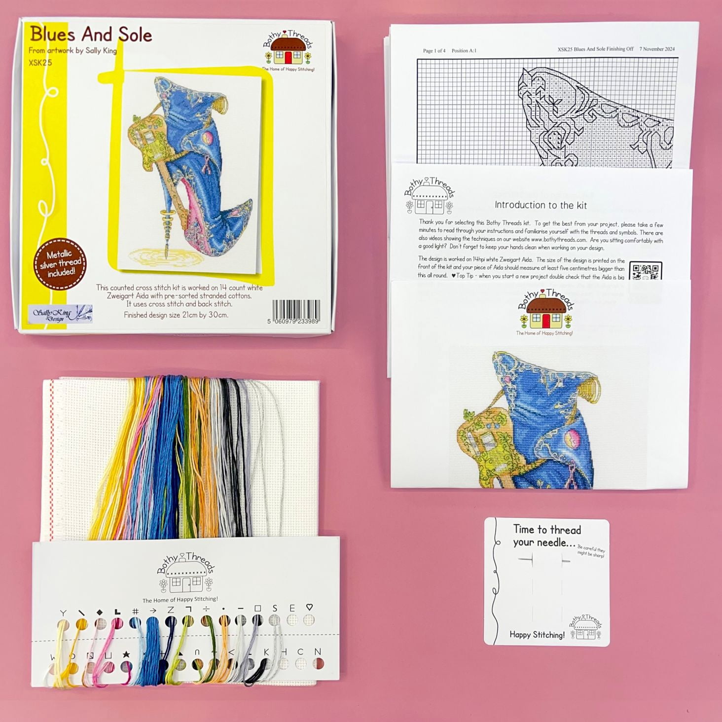Blues And Sole XSK25 Counted Cross Stitch Kit