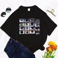 thumbnail image 2 of Camisetas divertidas góticas de los 90 para Mujer, Camisetas blancas y negras, Camisetas estampadas de estética, camiseta de manga corta de poliéster, 2 of 4