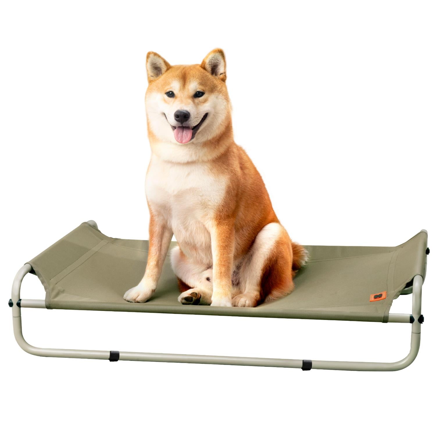 Pefilos 35" Basics Cooling Elevated Dog Bed with Metal Frame, Outdoor The Original Pet Bed, Green Pefilos 35" Basics Cooling Elevated Dog Bed with Metal Frame, Outdoor The Original Pet Bed, Green