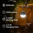 thumbnail image 4 of Linterna de Camping Phylosal LED Recargable 1000LM con Power Bank, 4 of 9