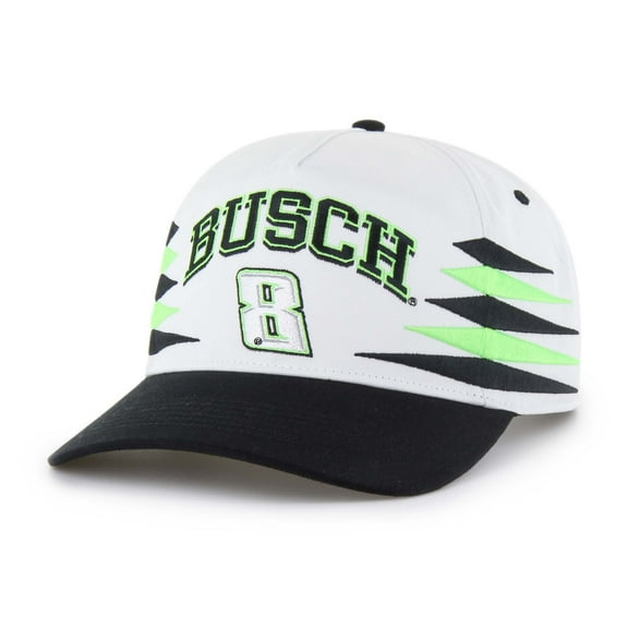 Men's '47 White Kyle Busch Diamond Cut Hitch Adjustable Hat