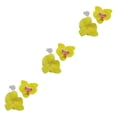 thumbnail image 1 of Ounissouiy 50 piezas de seda amplia gama de orquídeas artificiales para diversos entornos de decoración Bajo mantenimiento Elegante amarillo Type1 NO1, 1 of 6