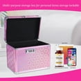 thumbnail image 3 of Combination Lock Box, Security Lock Boxes for Documents, Valuables, Medicine & Money-Colorful Rose, 3 of 7