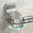 thumbnail image 5 of Light Luxury No-Punch - Retractable Suction Cup Towel Bar, Punch-Free Towel Hanging Rod, Adjustable Suction Cup Towels Bars, Suctions Cups Towels Racks for Bathroom Shower, 5 of 7