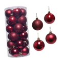 thumbnail image 1 of 24 Piezas Adornos para árboles de Navidad Macarena Bolas de Navidad colgantes inastillables 6 cm, 1 of 7