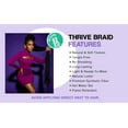 thumbnail image 4 of Darling Pre-Stretched Thrive Braid Hair 3X Pack, 52 inch, #1B, Adult, Women, 4 of 9