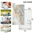 thumbnail image 4 of Ryvnso White Gold Marble Cotton Hand Towels Sets Face Towel 2 PCs Bathroom Decorative, 4 of 7