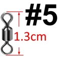 thumbnail image 1 of Conector de pesca giratorio de rodamiento de 50 Uds., accesorios de pesca de carpa de acero inoxidable, señuelo de anzuelo a presión, aparejo giratorio de anillo sólido Tan Jianjun  unisex, 1 of 2