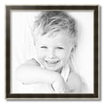 thumbnail image 2 of ArtToFrames 20" x 20" Black Panel With Silver Lip Picture Frame, 20x20 inch Multi Wood Poster Frame (WOM-5093), 1 Pack, 2 of 7