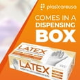 thumbnail image 6 of 100 PlastCare USA Latex (Powder Free) Exam Disposable Gloves (Medium), 6 of 6